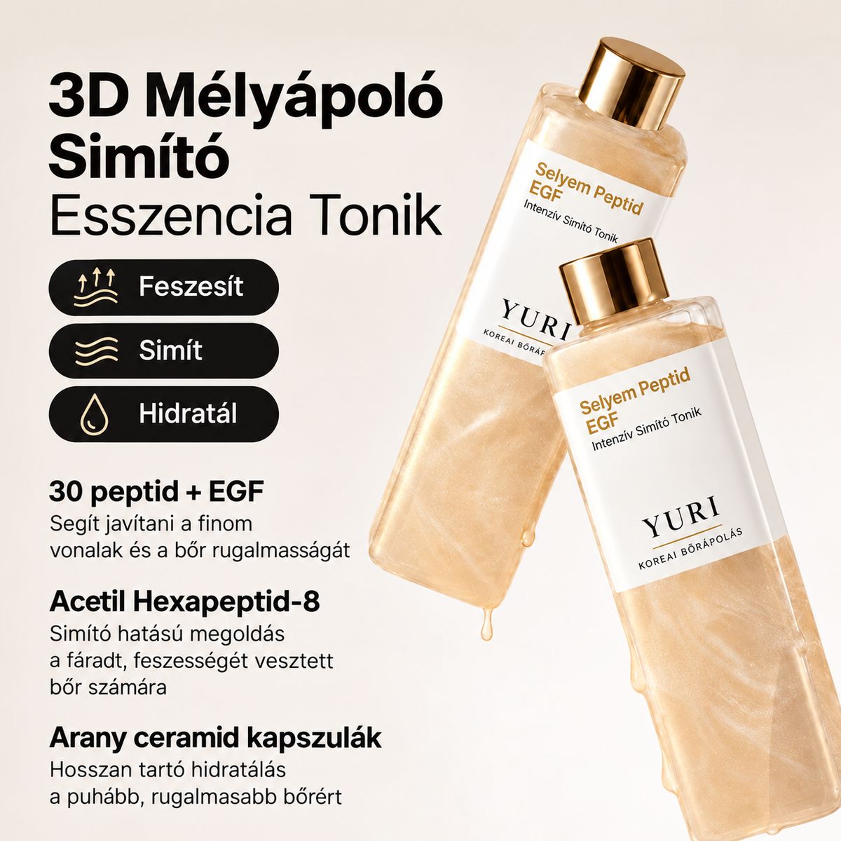 Selyempeptid és EGF arctonik