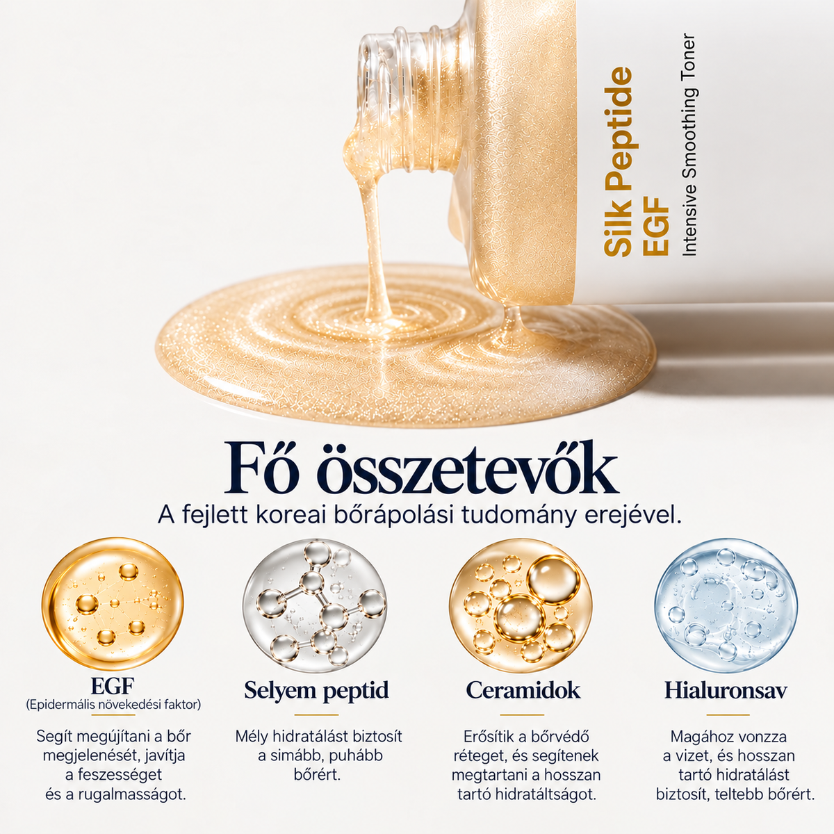 Selyempeptid és EGF arctonik